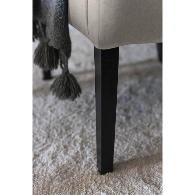 Fink Living DAVID Magic Velvet Polsterstuhl Mit Armlehnen - B 60 Cm - H 95 Cm - T 63 Cm - Zink – Bild 8