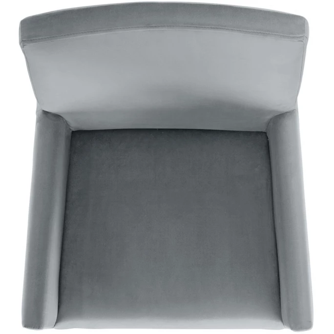 Fink Living DAVID Magic Velvet Polsterstuhl Mit Armlehnen - B 60 Cm - H 95 Cm - T 63 Cm - Dunkelgrau – Bild 5
