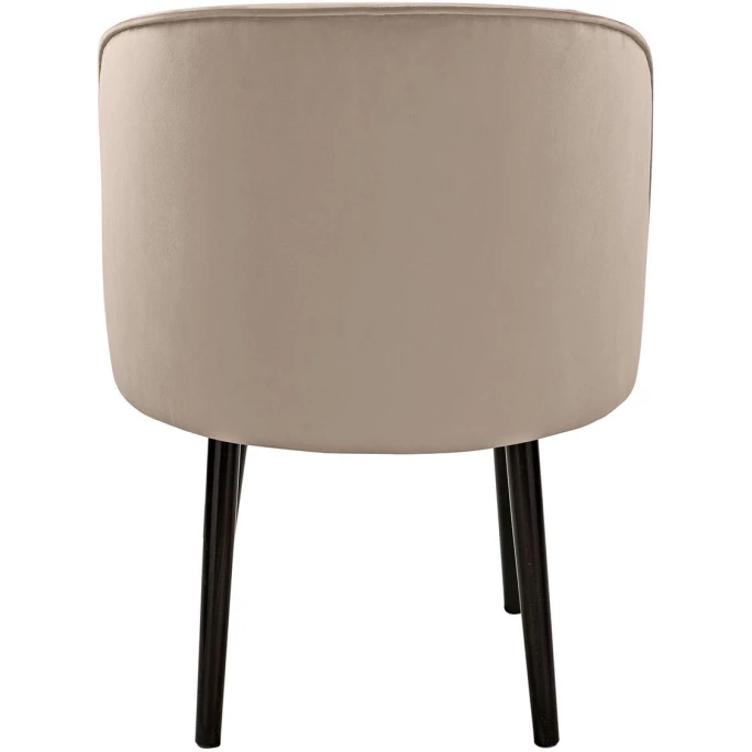 Fink Living JAMIE Magic Velvet Polsterstuhl - B 59 Cm - H 75 Cm - T 57 Cm - Creme – Bild 3