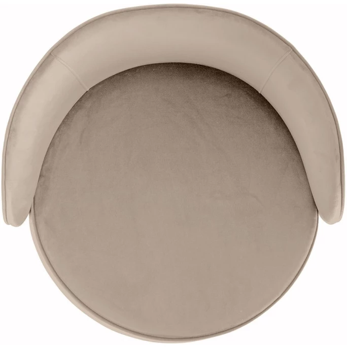 Fink Living JAMIE Magic Velvet Polsterstuhl - B 59 Cm - H 75 Cm - T 57 Cm - Creme – Bild 4