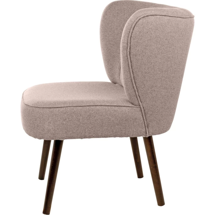 Fink Living BRADY Melange Polsterstuhl - B 67 Cm - H 76 Cm - T 67 Cm - Rose – Bild 2