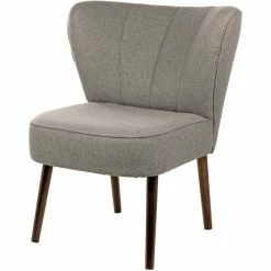 Fink Living BRADY Melange Polsterstuhl - B 67 Cm - H 76 Cm - T 67 Cm - Beige - Meliert