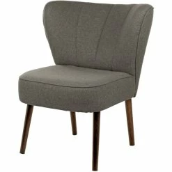 Fink Living BRADY Melange Polsterstuhl - B 67 Cm - H 76 Cm - T 67 Cm - Taupe