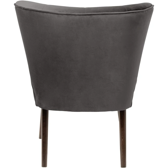 Fink Living BRADY Velvet Polsterstuhl - B 67 Cm - H 76 Cm - T 67 Cm - Stone – Bild 3