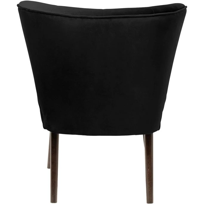 Fink Living BRADY Velvet Polsterstuhl - B 67 Cm - H 76 Cm - T 67 Cm - Schwarz – Bild 3