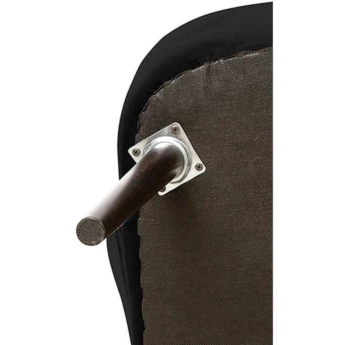 Fink Living BRADY Velvet Polsterstuhl - B 67 Cm - H 76 Cm - T 67 Cm - Schwarz – Bild 5