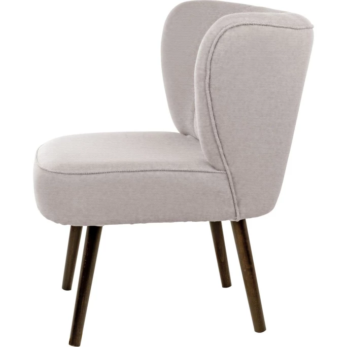 Fink Living BRADY Polsterstuhl In Leinenoptik - B 67 Cm - H 76 Cm - T 67 Cm - Rose – Bild 2