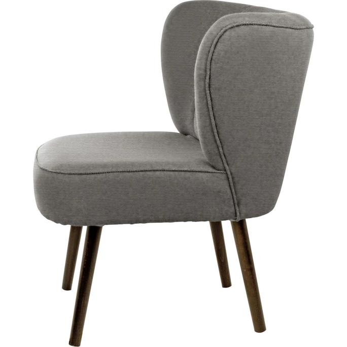 Fink Living BRADY Polsterstuhl In Leinenoptik - B 67 Cm - H 76 Cm - T 67 Cm - Stone – Bild 2