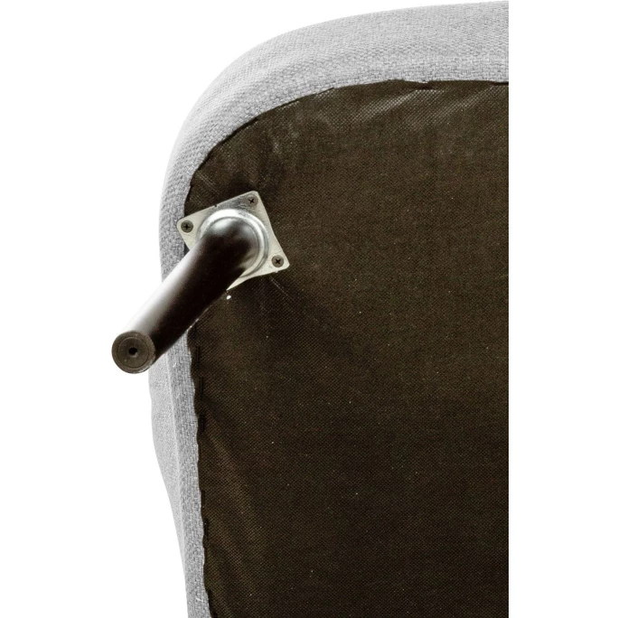 Fink Living BRADY Polsterstuhl In Leinenoptik - B 67 Cm - H 76 Cm - T 67 Cm - Hellgrau – Bild 5