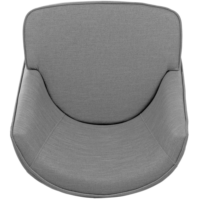 Fink Living DAVE Sessel In Leinenoptik - B 67 Cm - H 81 Cm - T 63 Cm - Mittelgrau – Bild 4