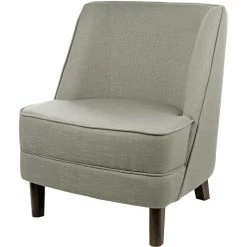 Fink Living DAVE Sessel In Leinenoptik - B 67 Cm - H 81 Cm - T 63 Cm - Creme