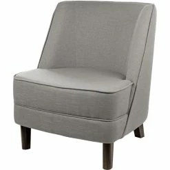 Fink Living DAVE Sessel In Leinenoptik - B 67 Cm - H 81 Cm - T 63 Cm - Taupe