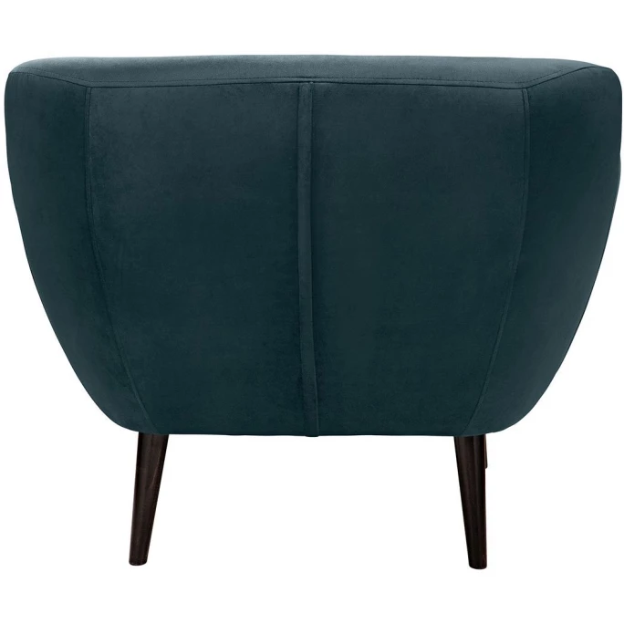 Fink Living AUDRY Velvet Sessel - B 97 Cm - H 83 Cm - T 81 Cm - Petrol – Bild 3