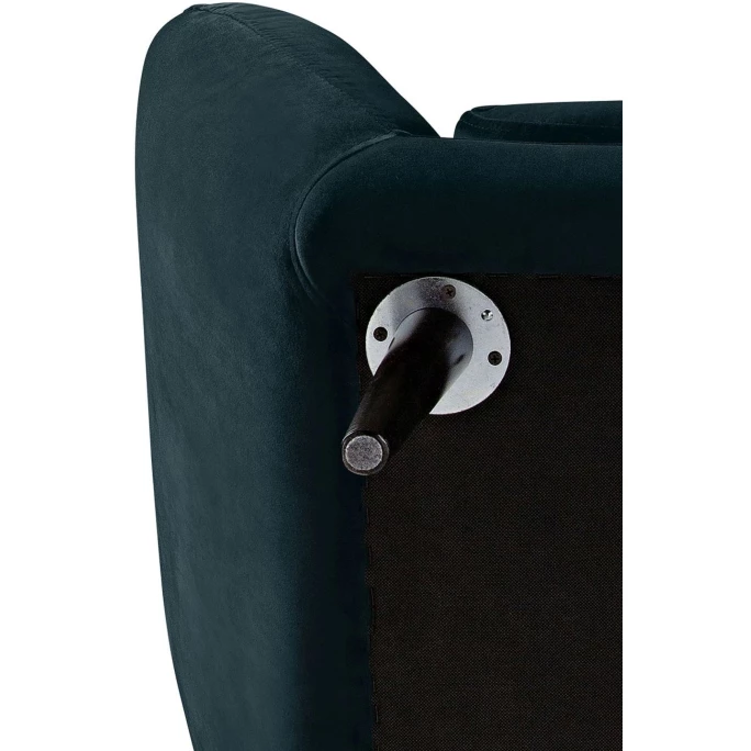 Fink Living AUDRY Velvet Sessel - B 97 Cm - H 83 Cm - T 81 Cm - Petrol – Bild 5