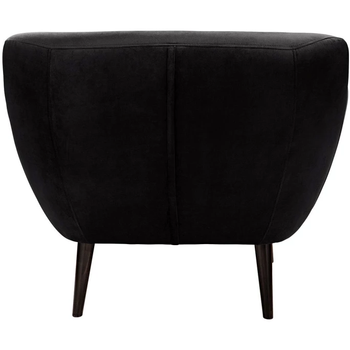 Fink Living AUDRY Velvet Sessel - B 97 Cm - H 83 Cm - T 81 Cm - Schwarz – Bild 3