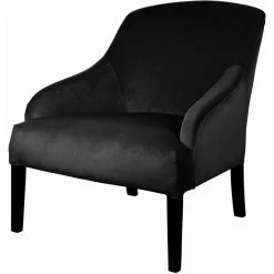 Fink Living COLIN Velvet Sessel - B 73 Cm - H 83 Cm - T 94 Cm - Stone