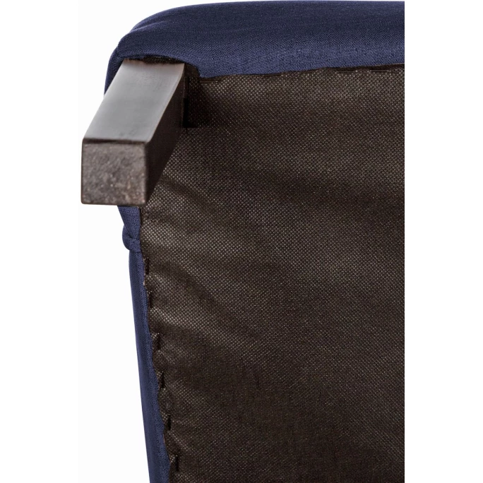 Fink Living COLIN Sessel In Leinenoptik - B 73 Cm - H 83 Cm - T 94 Cm - Blau – Bild 6