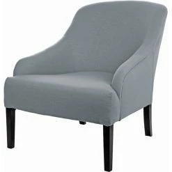 Fink Living COLIN Sessel In Leinenoptik - B 73 Cm - H 83 Cm - T 94 Cm - Mint