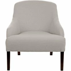 Fink Living COLIN Sessel In Leinenoptik - B 73 Cm - H 83 Cm - T 94 Cm - Creme