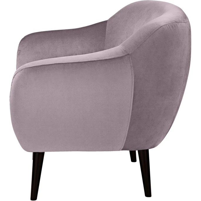 Fink Living AUDRY Magic Velvet Sessel - B 97 Cm - H 83 Cm - T 81 Cm - Rose – Bild 2