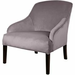 Fink Living COLIN Magic Velvet Sessel - B 73 Cm - H 83 Cm - T 94 Cm - Rose