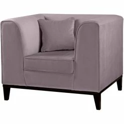 Fink Living MAXIM Magic Velvet Sessel - B 101 Cm - H 83 Cm - T 84 Cm - Rose