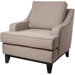 Fink Living STUART Melange Sessel - B 84 Cm - H 94 Cm - T 100 Cm - Rose