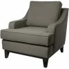 Fink Living STUART Melange Sessel - B 84 Cm - H 94 Cm - T 100 Cm - Taupe
