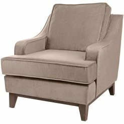 Fink Living STUART Magic Velvet Sessel - B 84 Cm - H 94 Cm - T 100 Cm - Creme