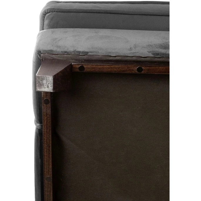 Fink Living STUART Velvet Sessel - B 84 Cm - H 94 Cm - T 100 Cm - Grau – Bild 5