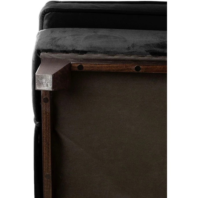 Fink Living STUART Velvet Sessel - B 84 Cm - H 94 Cm - T 100 Cm - Schwarz – Bild 5