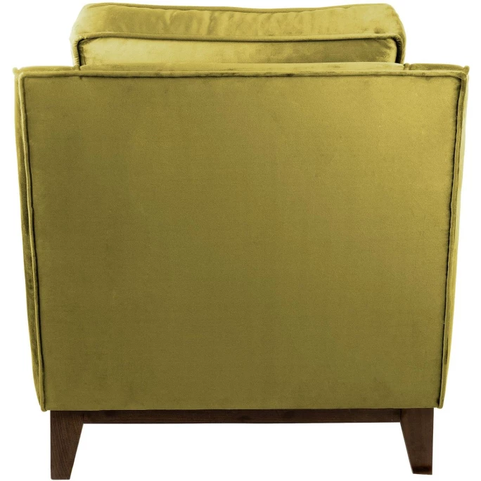 Fink Living STUART Velvet Sessel - B 84 Cm - H 94 Cm - T 100 Cm - Senf – Bild 3