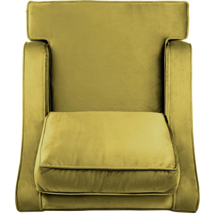 Fink Living STUART Velvet Sessel - B 84 Cm - H 94 Cm - T 100 Cm - Senf – Bild 4